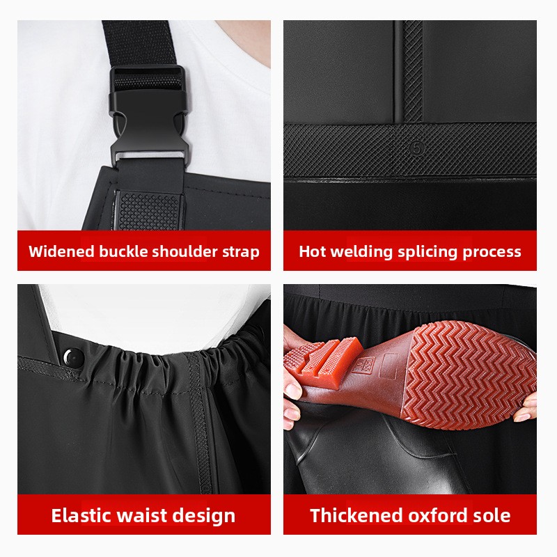 PVC Chest Waders with Boots Wa - Fishing Waders recension och pris